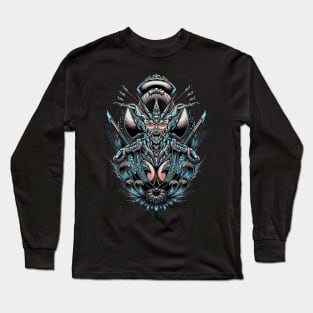 Great Geisha Mecha Illustration 3 Long Sleeve T-Shirt